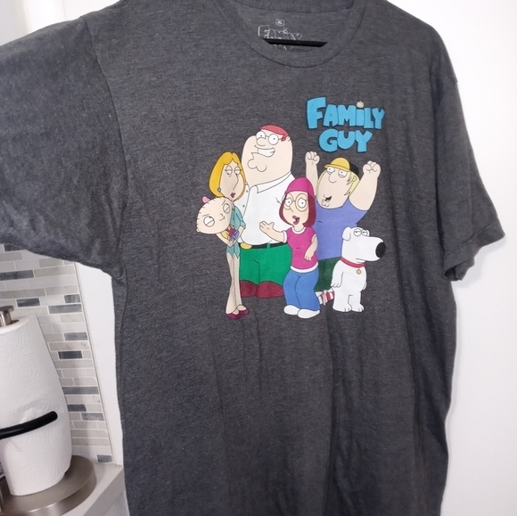Ripple Junction Family Guy Griffin family short sleeve gray T Shirt xl - Picture 4 of 5